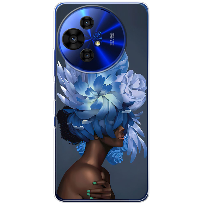 Чохол BoxFace TCL 50 Pro NxtPaper 5G Exquisite Blue Flowers