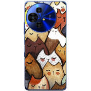 Чохол BoxFace TCL 50 Pro NxtPaper 5G Sleepy Cats