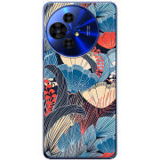 Чохол BoxFace TCL 50 Pro NxtPaper 5G Blue Herb