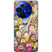 Чохол BoxFace TCL 50 Pro NxtPaper 5G Rick and Morty