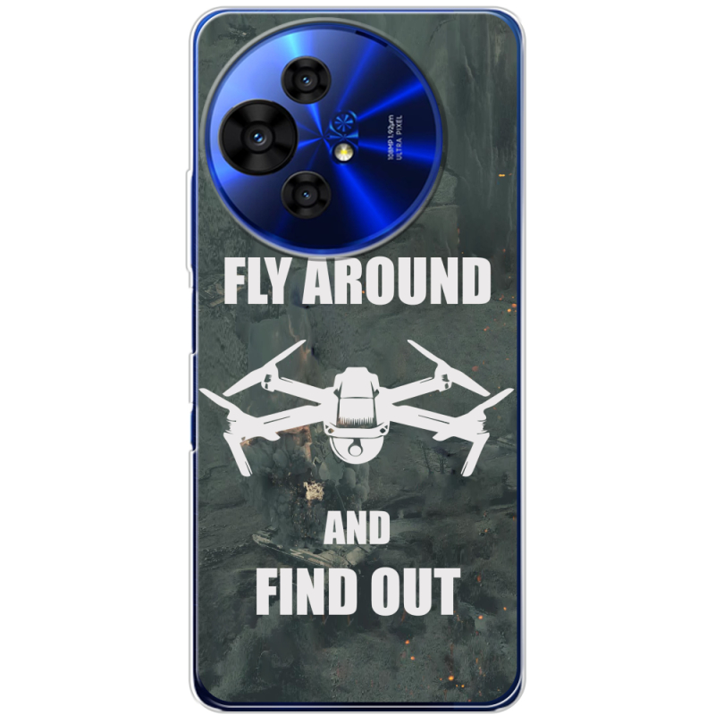 Чохол BoxFace TCL 50 Pro NxtPaper 5G Дрон Fly Around