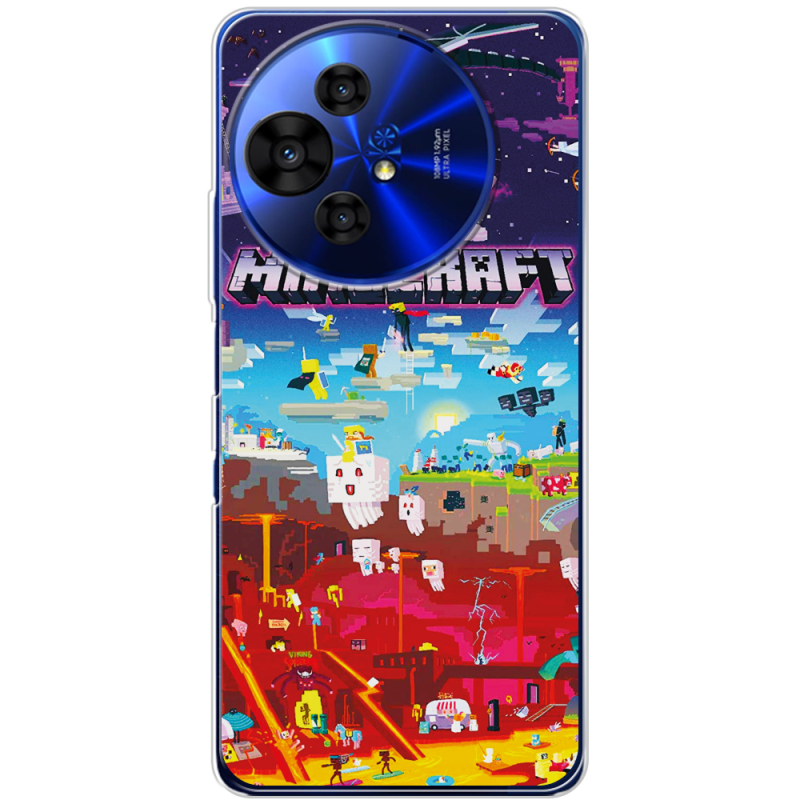 Чохол BoxFace TCL 50 Pro NxtPaper 5G Minecraft World Beyond