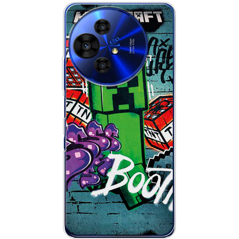 Чохол BoxFace TCL 50 Pro NxtPaper 5G Minecraft Graffiti