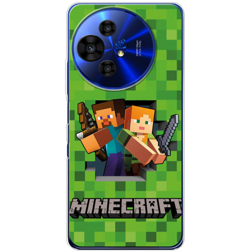 Чохол BoxFace TCL 50 Pro NxtPaper 5G Майнкрафт Стів і Алекс