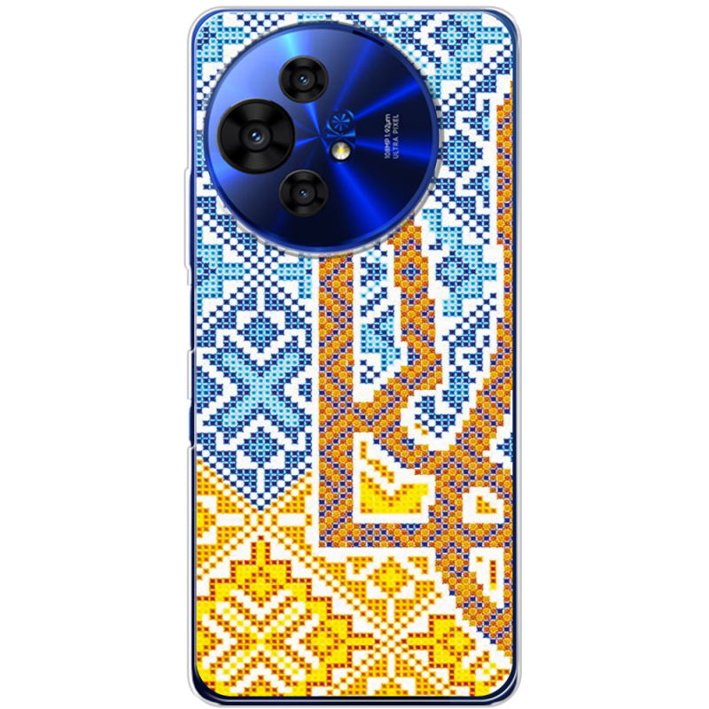 Чохол BoxFace TCL 50 Pro NxtPaper 5G Тризуб Вишивка