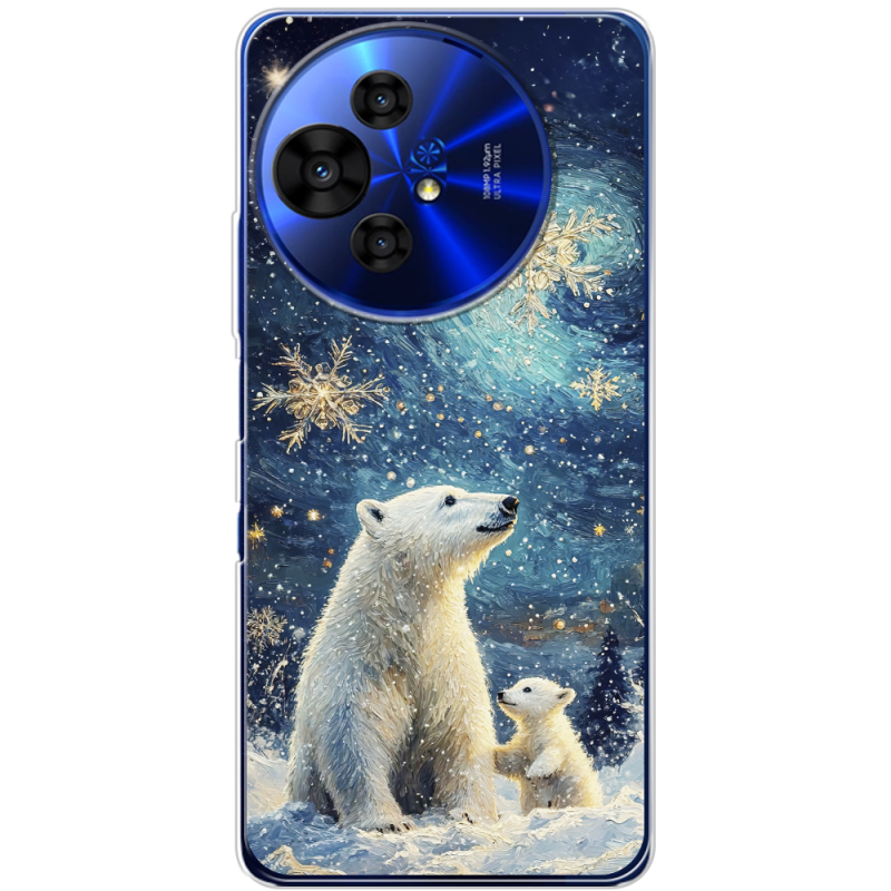 Чохол BoxFace TCL 50 Pro NxtPaper 5G Північні ведмеді