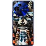 Чохол BoxFace TCL 50 Pro NxtPaper 5G Енот с банкой