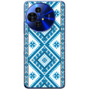 Чохол BoxFace TCL 50 Pro NxtPaper 5G Блакитний Орнамент