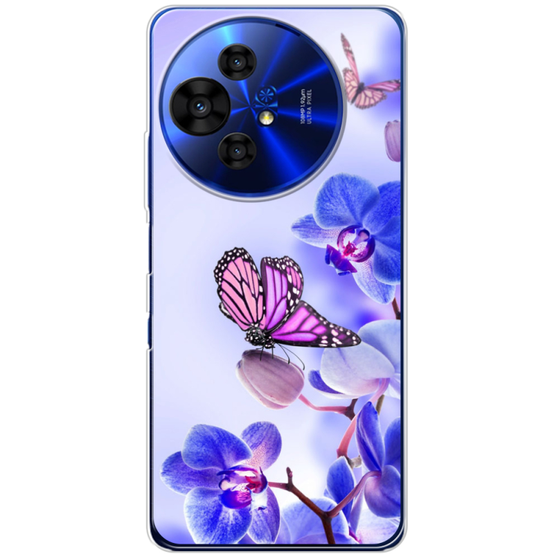Чохол BoxFace TCL 50 Pro NxtPaper 5G Orchids and Butterflies