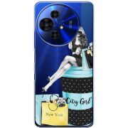 Прозорий чохол BoxFace TCL 50 Pro NxtPaper 5G City Girl