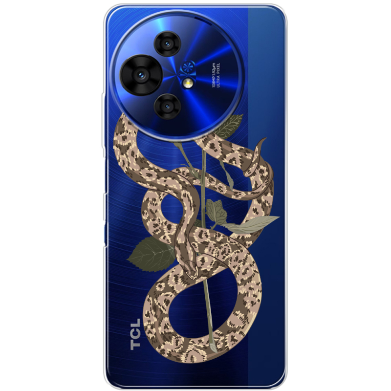 Прозорий чохол BoxFace TCL 50 Pro NxtPaper 5G Glamor Snake