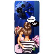 Прозорий чохол BoxFace TCL 50 Pro NxtPaper 5G Super Mama and Daughter