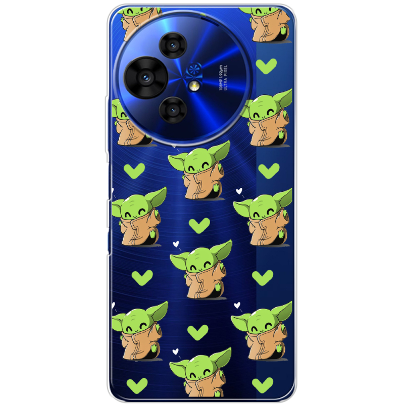 Прозорий чохол BoxFace TCL 50 Pro NxtPaper 5G Pattern Baby Yoda