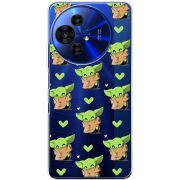 Прозорий чохол BoxFace TCL 50 Pro NxtPaper 5G Pattern Baby Yoda