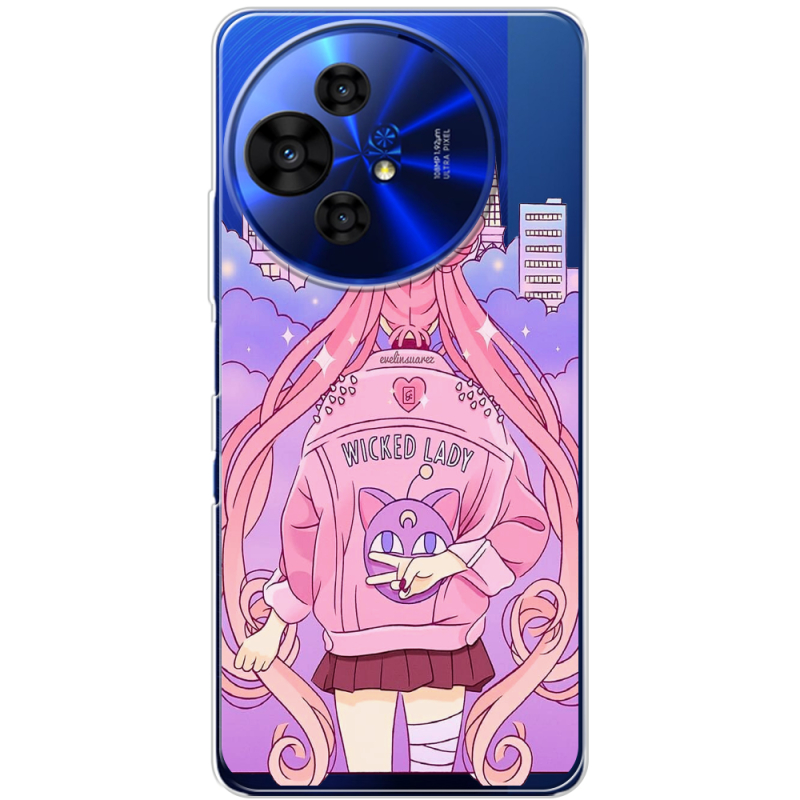 Прозорий чохол BoxFace TCL 50 Pro NxtPaper 5G Wiked Lady