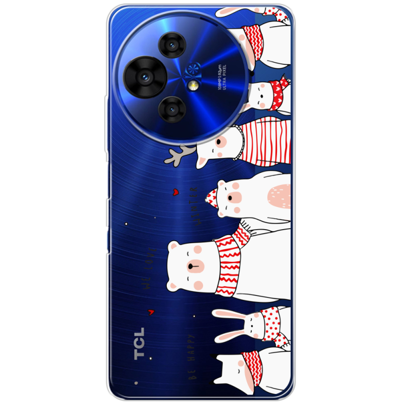 Прозорий чохол BoxFace TCL 50 Pro NxtPaper 5G The Friendly Beasts