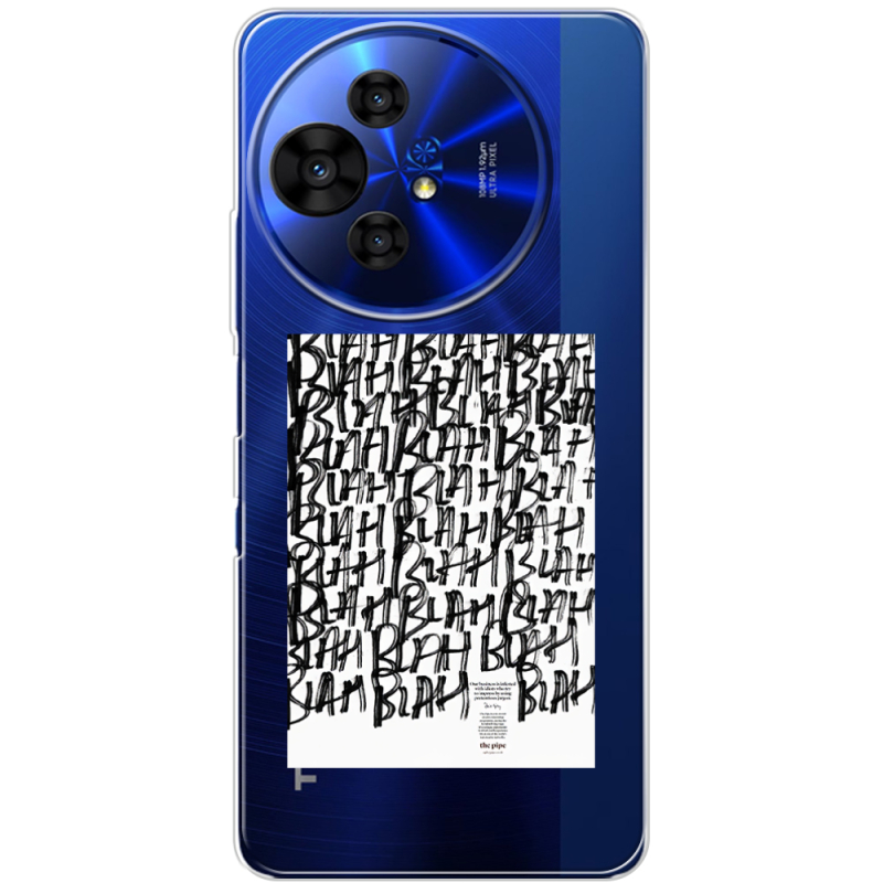 Прозорий чохол BoxFace TCL 50 Pro NxtPaper 5G Blah Blah