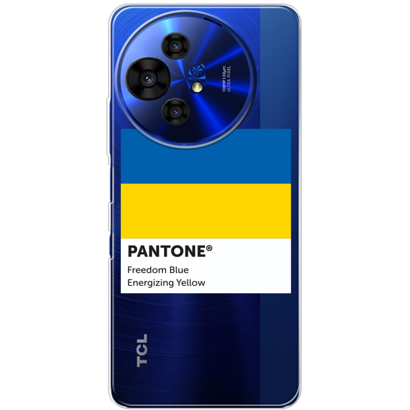 Прозорий чохол BoxFace TCL 50 Pro NxtPaper 5G Pantone вільний синій