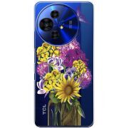Прозорий чохол BoxFace TCL 50 Pro NxtPaper 5G My Bouquet