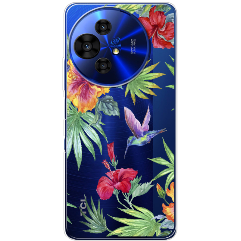 Прозорий чохол BoxFace TCL 50 Pro NxtPaper 5G Tropical