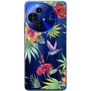Прозорий чохол BoxFace TCL 50 Pro NxtPaper 5G Tropical
