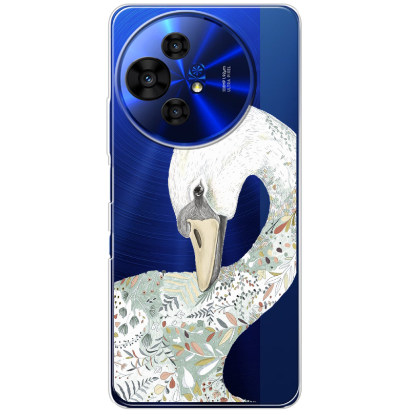 Прозорий чохол BoxFace TCL 50 Pro NxtPaper 5G Swan