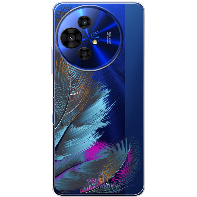 Прозорий чохол BoxFace TCL 50 Pro NxtPaper 5G Feathers