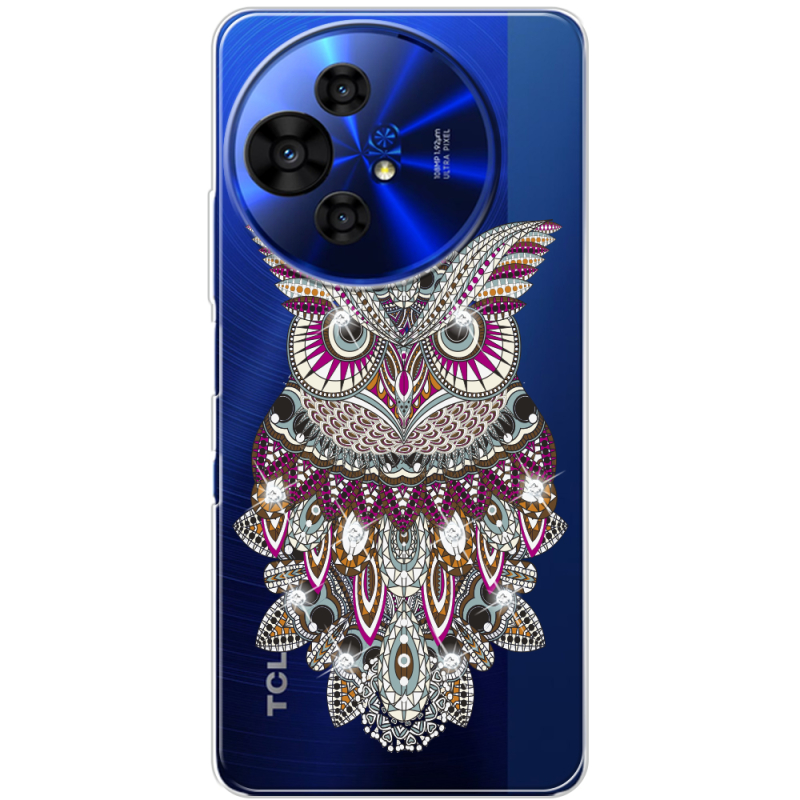 Чохол зі стразами TCL 50 Pro NxtPaper 5G Owl