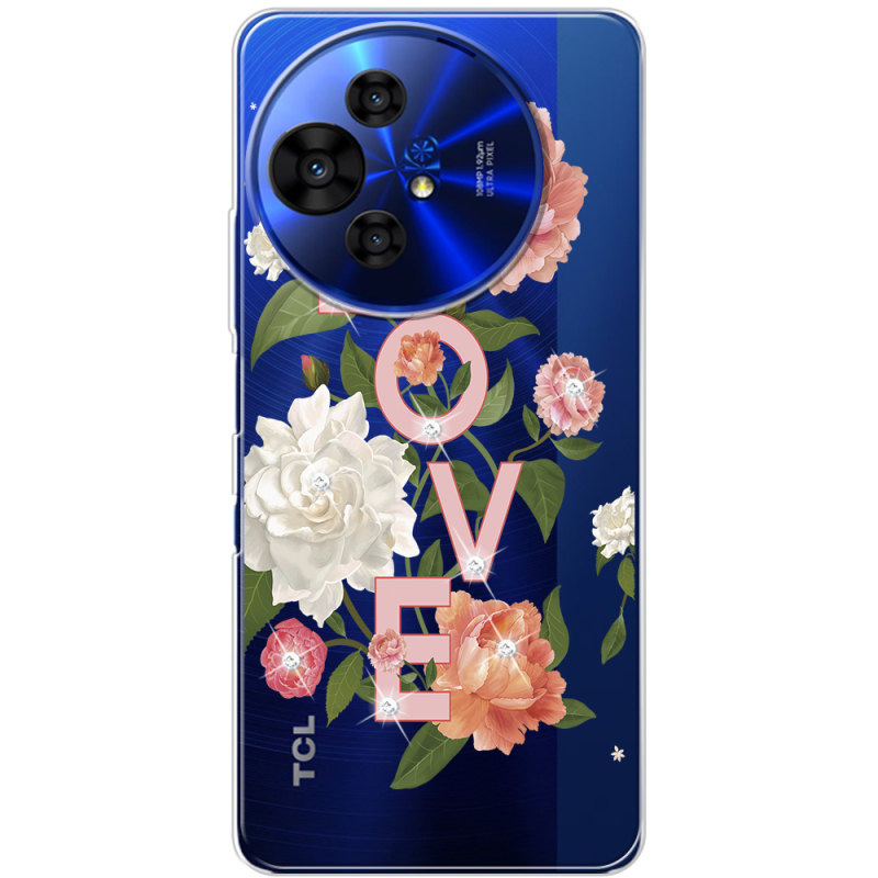 Чохол зі стразами TCL 50 Pro NxtPaper 5G Love