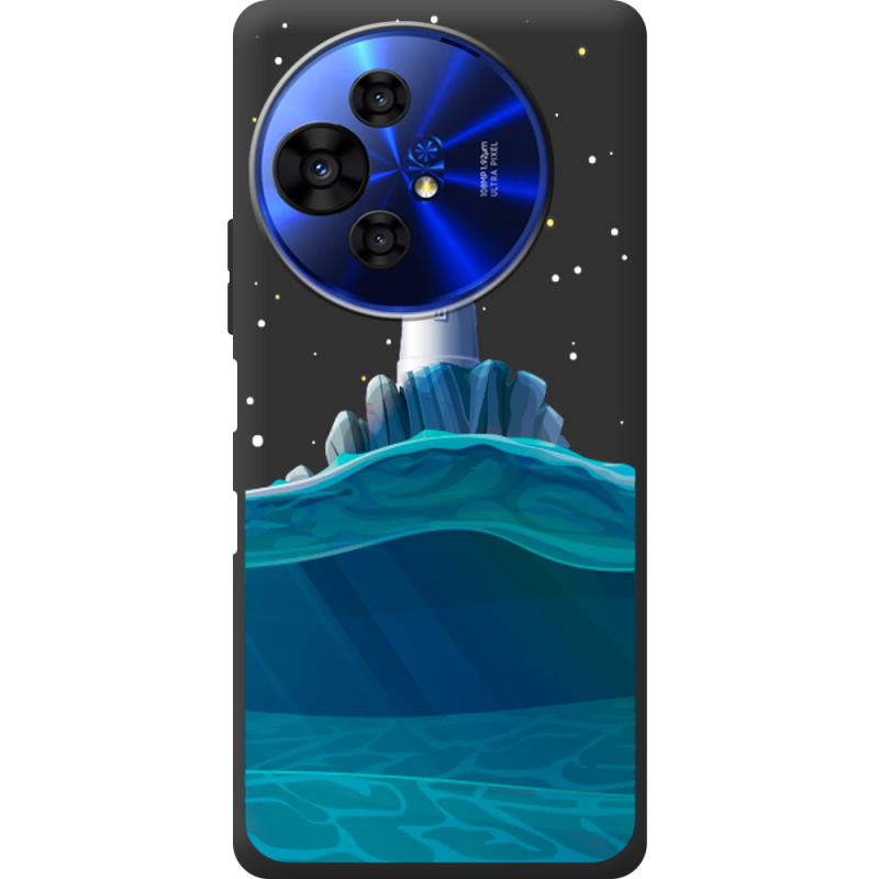 Чорний чохол BoxFace TCL 50 Pro NxtPaper 5G Lighthouse