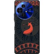 Чорний чохол BoxFace TCL 50 Pro NxtPaper 5G Ornament