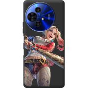 Чорний чохол BoxFace TCL 50 Pro NxtPaper 5G Happy Harley Quinn