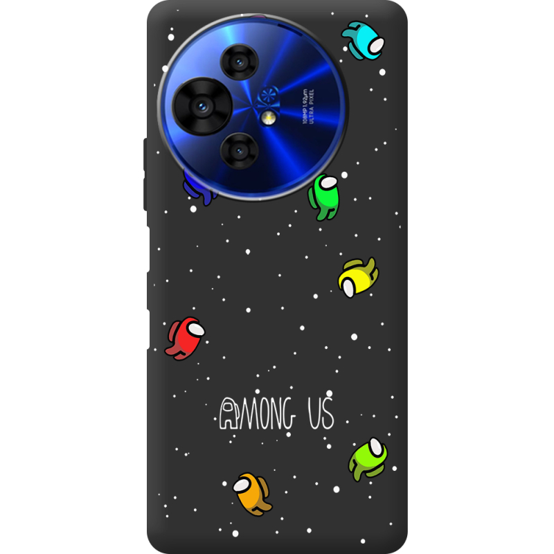 Чорний чохол BoxFace TCL 50 Pro NxtPaper 5G Among Us Invisible