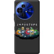 Чорний чохол BoxFace TCL 50 Pro NxtPaper 5G Among Us Impostors