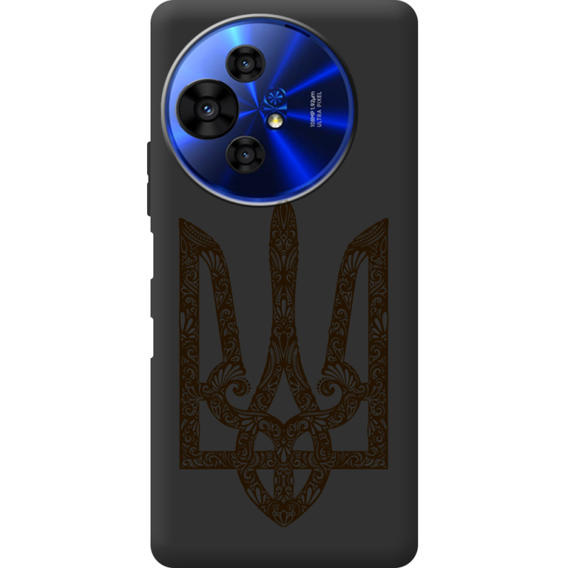 Чорний чохол BoxFace TCL 50 Pro NxtPaper 5G Ukrainian Trident