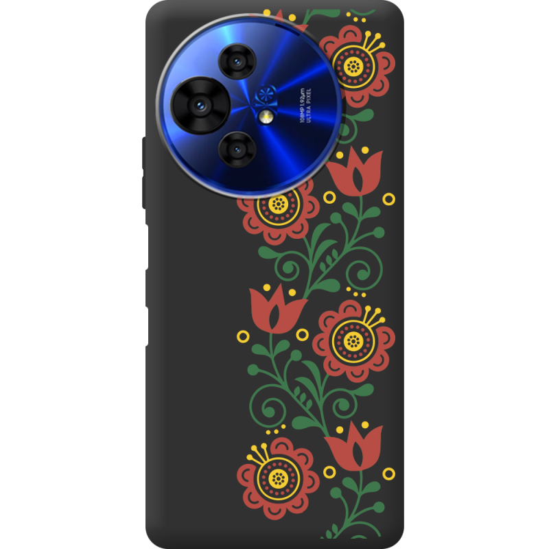 Чорний чохол BoxFace TCL 50 Pro NxtPaper 5G Ethno