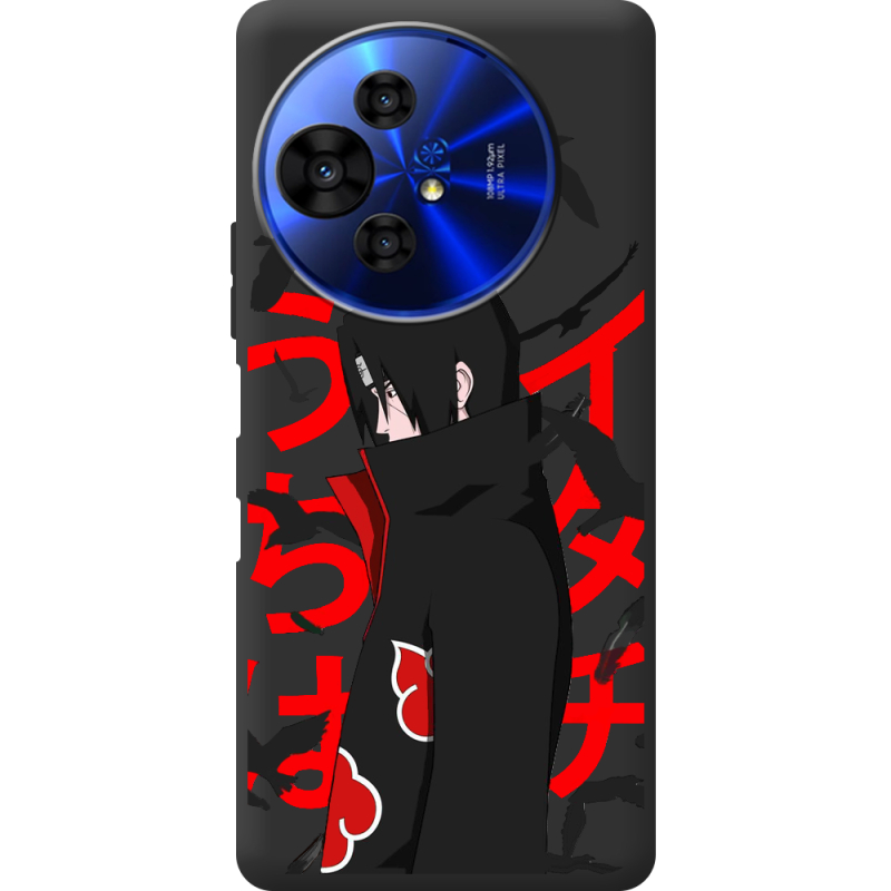 Чорний чохол BoxFace TCL 50 Pro NxtPaper 5G Учиха Итачи