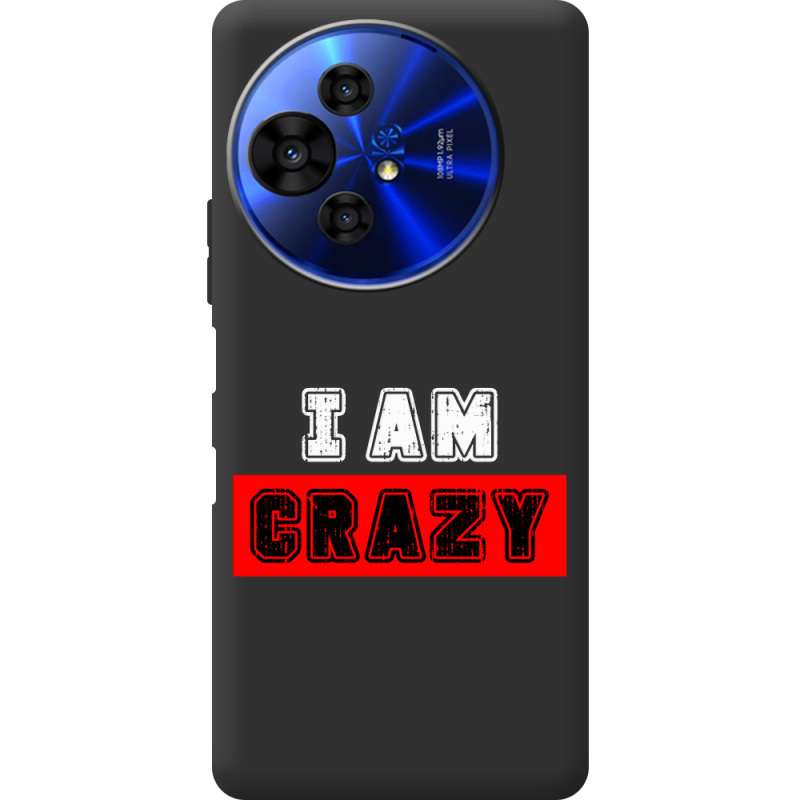 Чорний чохол BoxFace TCL 50 Pro NxtPaper 5G I'm Crazy