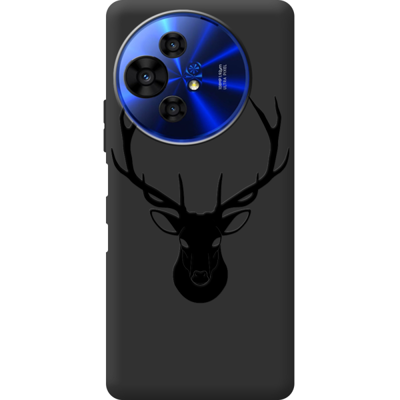 Чорний чохол BoxFace TCL 50 Pro NxtPaper 5G Deer