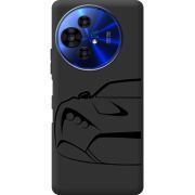 Чорний чохол BoxFace TCL 50 Pro NxtPaper 5G Sportcar