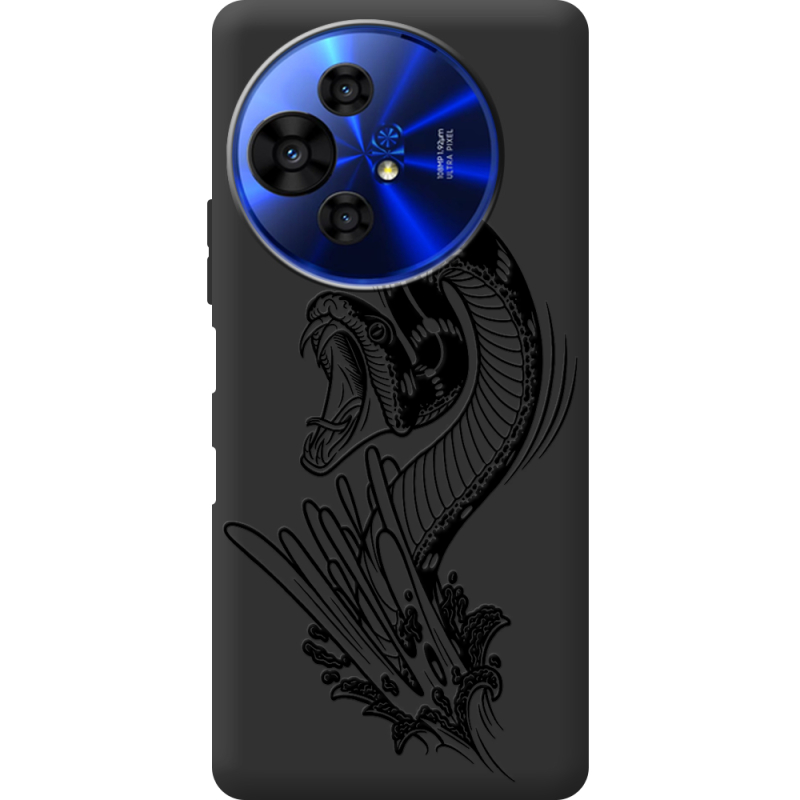Чорний чохол BoxFace TCL 50 Pro NxtPaper 5G Snake