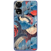 Чохол BoxFace TCL 505 Blue Herb
