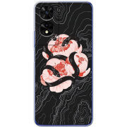 Чохол BoxFace TCL 505 Snake Rose