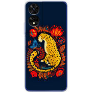 Чохол BoxFace TCL 505 Petrykivka Leopard