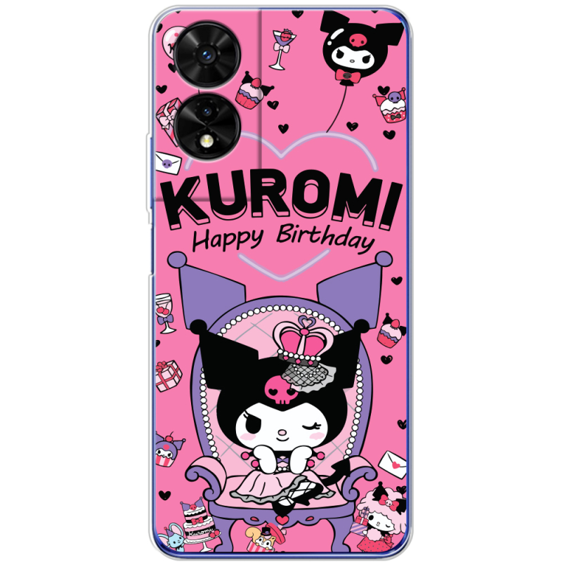 Чохол BoxFace TCL 505 День народження Kuromi