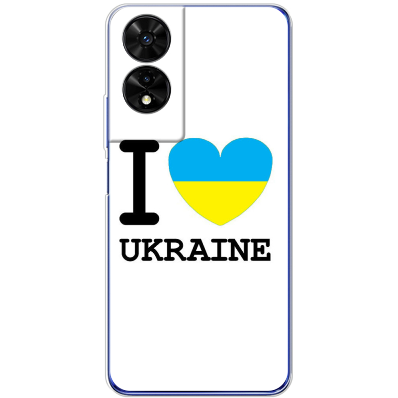 Чохол BoxFace TCL 505 I love Ukraine