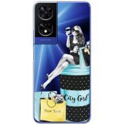 Прозорий чохол BoxFace TCL 505 City Girl