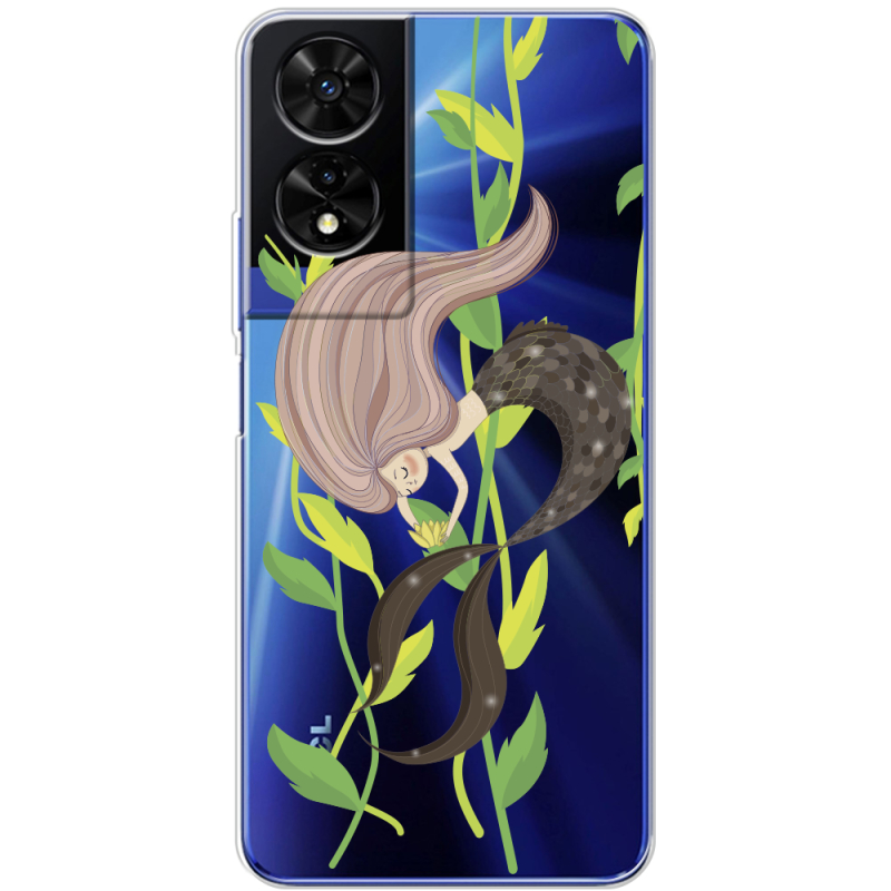 Прозорий чохол BoxFace TCL 505 Cute Mermaid