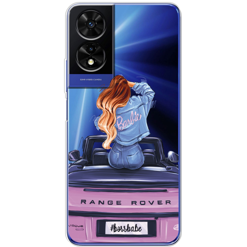 Прозорий чохол BoxFace TCL 505 Boss Babe