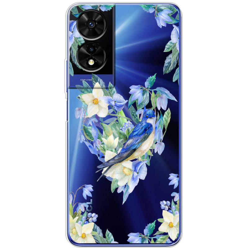 Прозорий чохол BoxFace TCL 505 Spring Bird